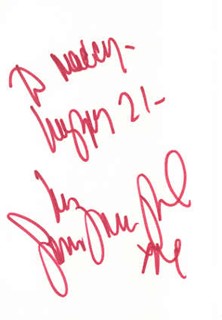Sarah Jessica Parker autograph