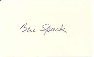 Ben Spock autograph