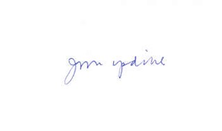 John Updike autograph