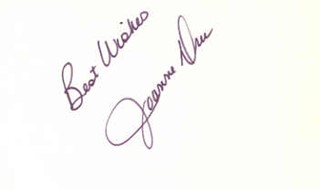 Joanne Dru autograph
