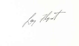 Larry Flynt autograph