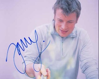 Jamie Oliver autograph