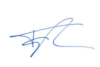 Topher Grace autograph