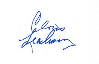 Cloris Leachman autograph