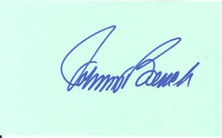 Johnny Bench autograph