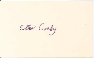 Ellen Corby autograph