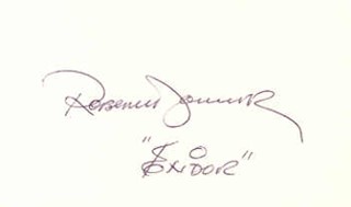 Robert Donner autograph