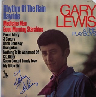 Gary Lewis & The Playboys autograph