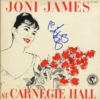 Joni James autograph