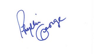 Phyllis George autograph