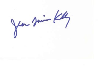 Jean Louisa Kelly autograph
