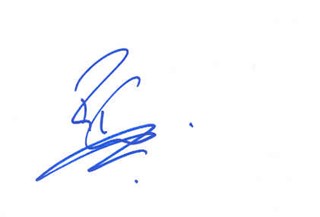 R. Kelly autograph