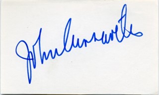 John Cassavetes autograph