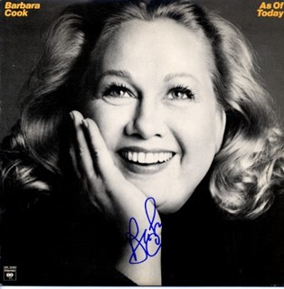 Barbara Cook autograph