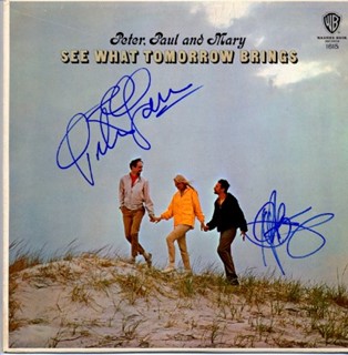 Peter, Paul & Mary autograph