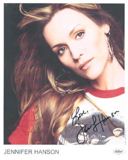 Jennifer Hanson autograph
