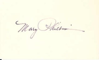 Mary Philbin autograph