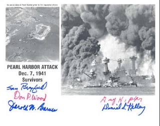 Pearl Harbor Survivors autograph