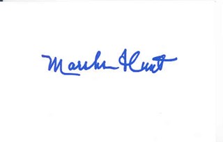 Marsha Hunt autograph