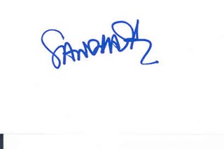Sandra Oh autograph