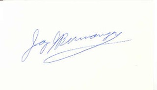 Jay Berwanger autograph
