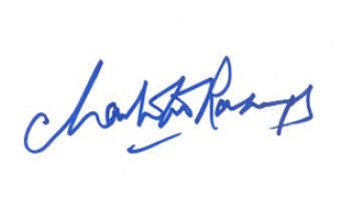 Charlotte Rampling autograph