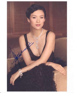 Ziyi Zhang autograph