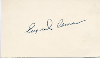 Eugene Cernan autograph