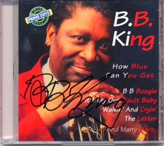 B.B. King autograph