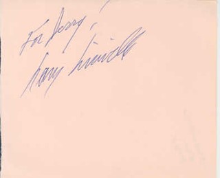 Larry Linville autograph