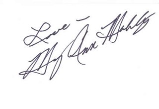 Mary Ann Mobley autograph