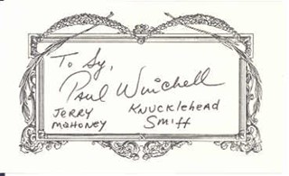 Paul Winchell autograph