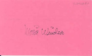 Marie Windsor autograph