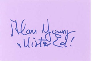 Alan Young autograph