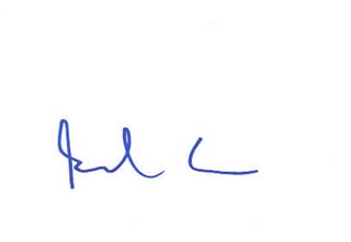 Rupert Everett autograph