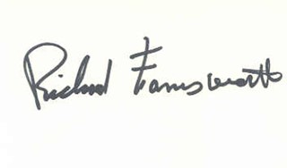 Richard Farnsworth autograph