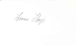 Fannie Flagg autograph