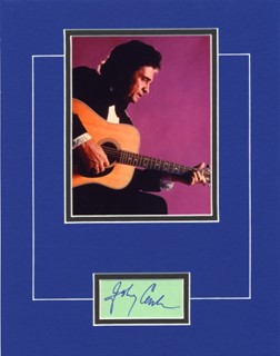 Johnny Cash autograph