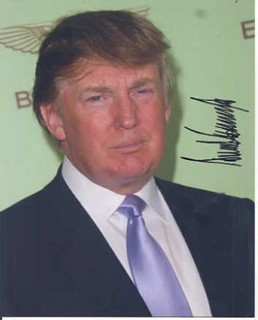 Donald Trump autograph