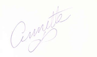 Annette Funicello autograph