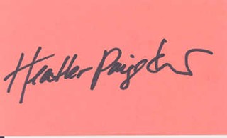 Heather Paige Kent autograph