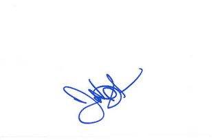 James Van Der Beek autograph