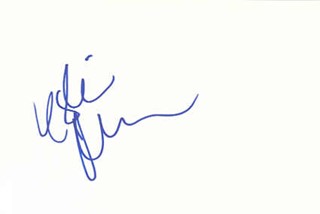 Leslie Mann autograph