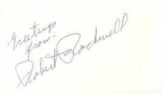 Robert Rockwell autograph