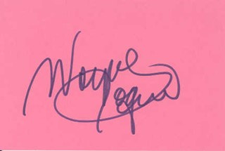 Wayne Rogers autograph