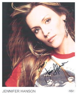 Jennifer Hanson autograph