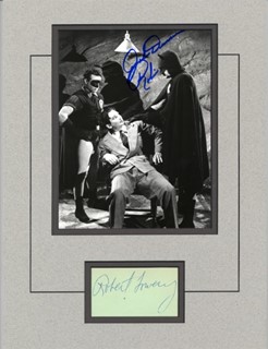 Batman & Robin autograph