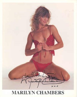 Marilyn Chambers autograph