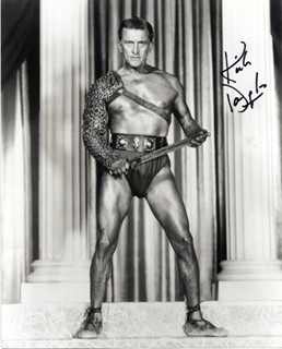 Kirk Douglas autograph
