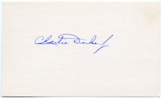 Charles Duke autograph